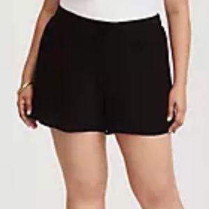 Torrid Black Gauze Shorts